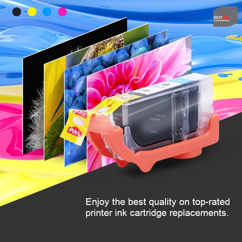 Singapore Stock Bestink 937 Black 937 Cyan 937 Yellow 937 Magenta  Ink Cartridges